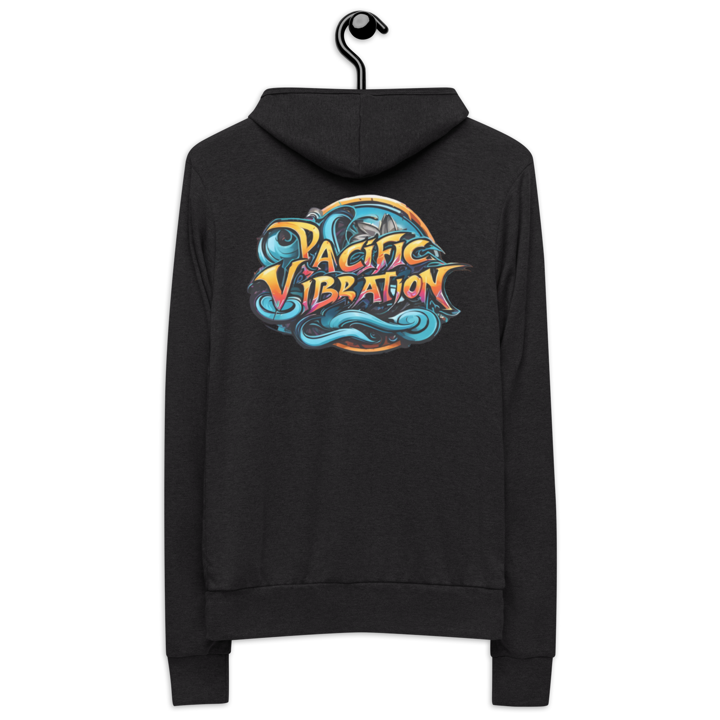 Unisex Heart Bloom zip hoodie