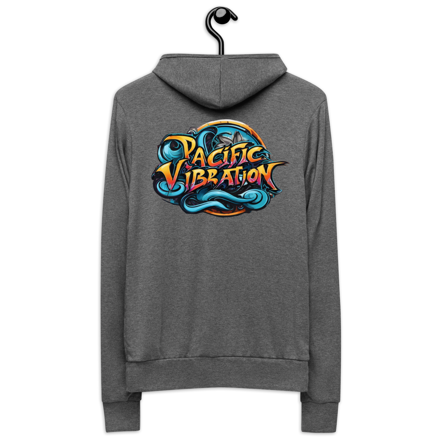 Unisex Heart Bloom zip hoodie