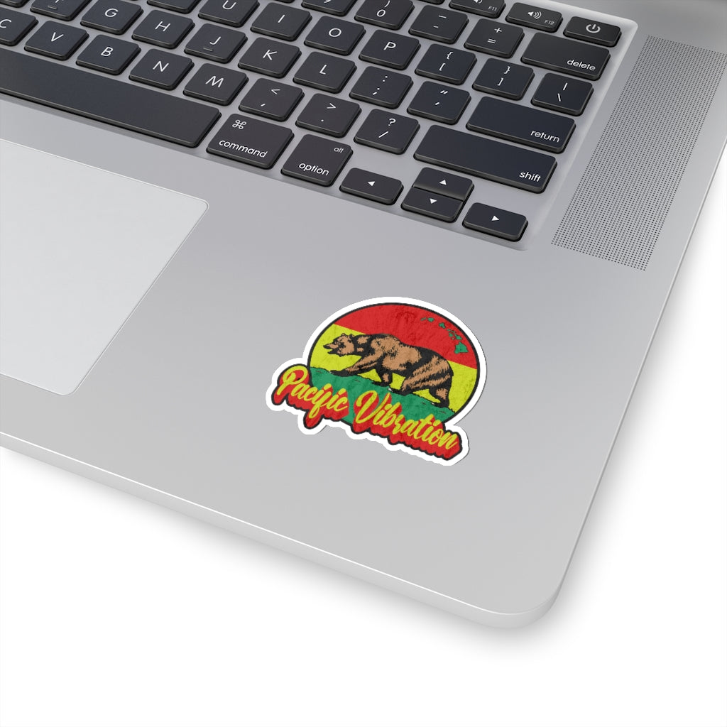Cali/HI Bear - Cut Stickers