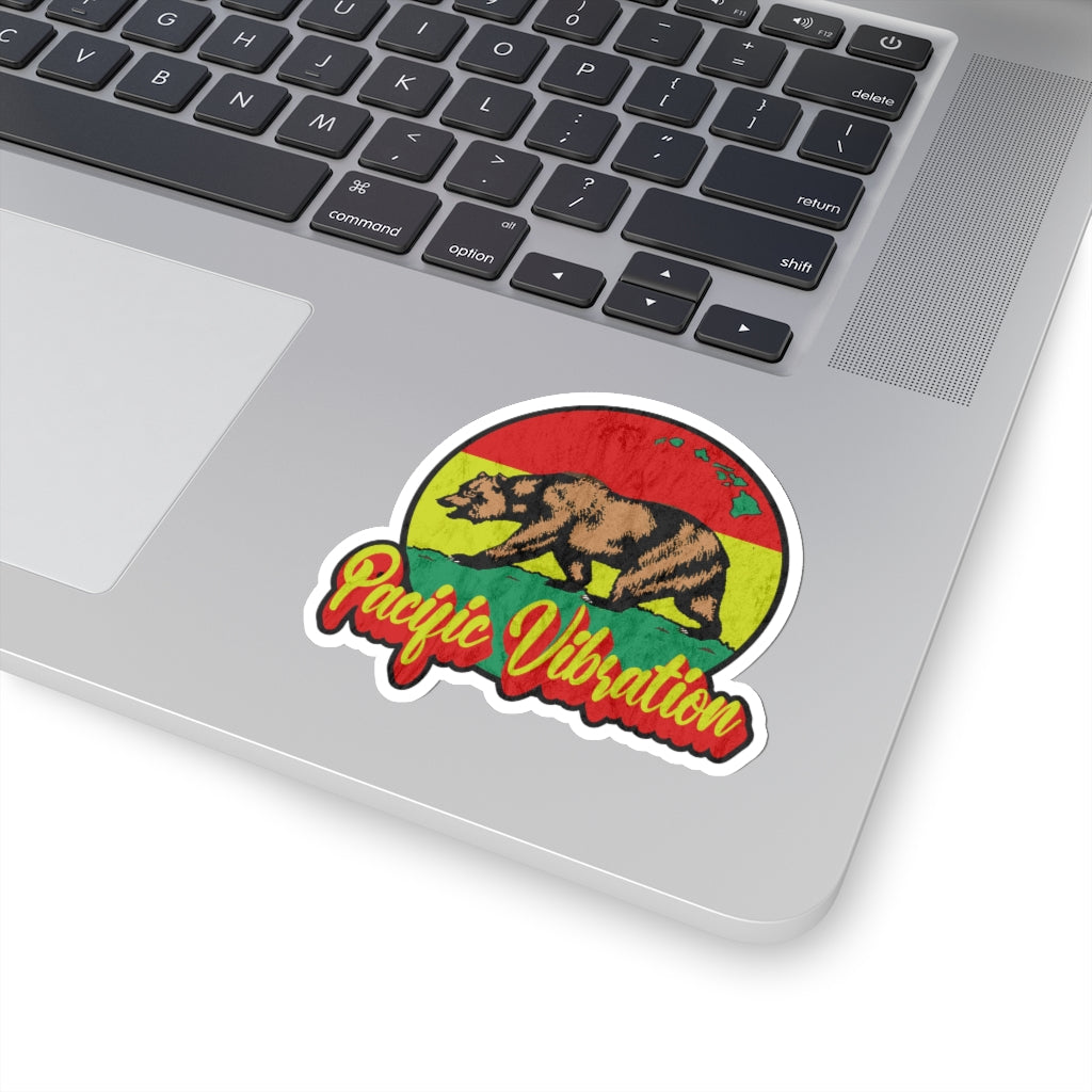 Cali/HI Bear - Cut Stickers