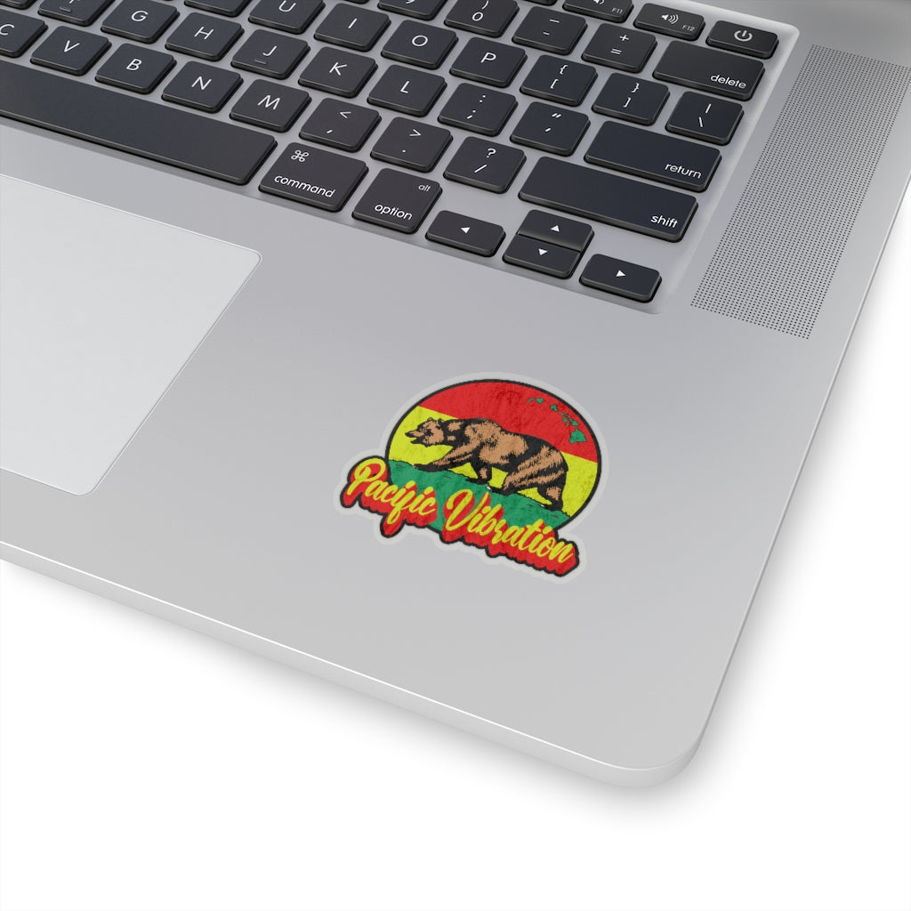 Cali/HI Bear - Cut Stickers