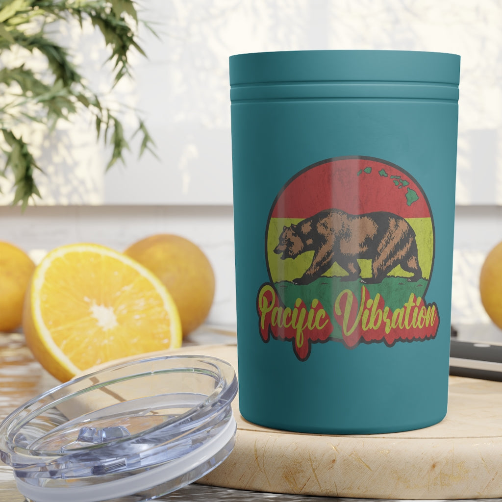 Cali/HI Bear - Vacuum Tumbler & Insulator, 11oz.