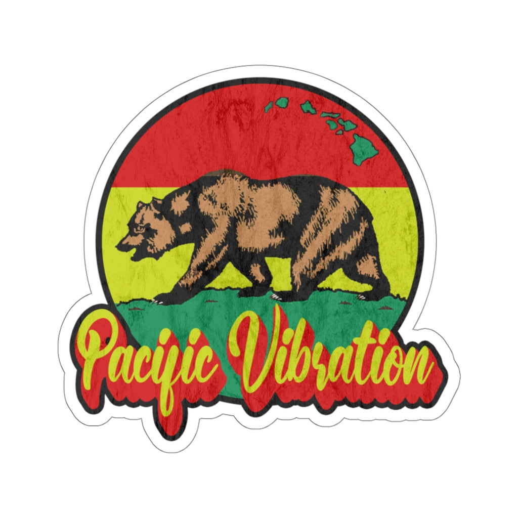Cali/HI Bear - Cut Stickers