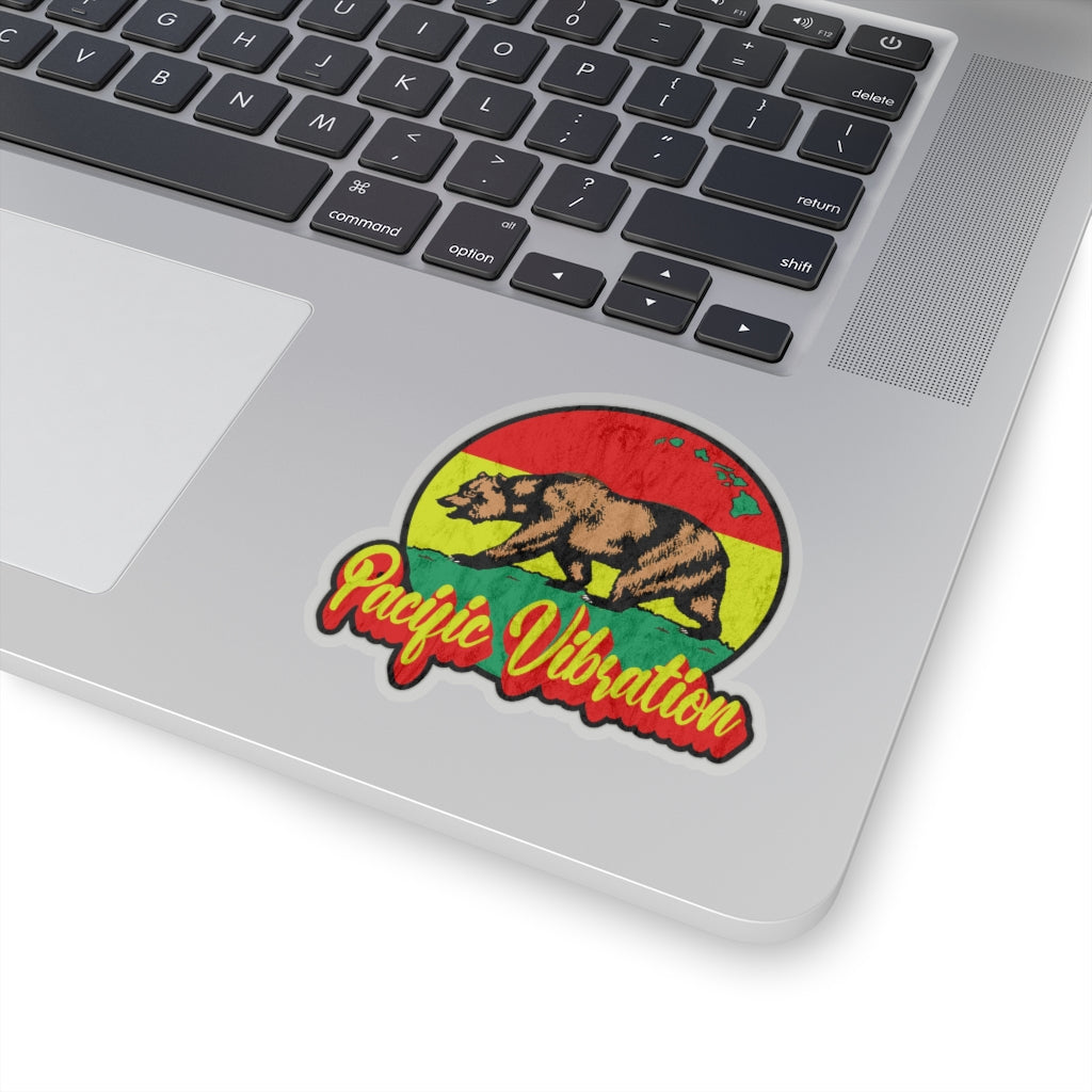 Cali/HI Bear - Cut Stickers