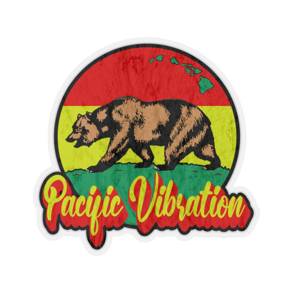 Cali/HI Bear - Cut Stickers