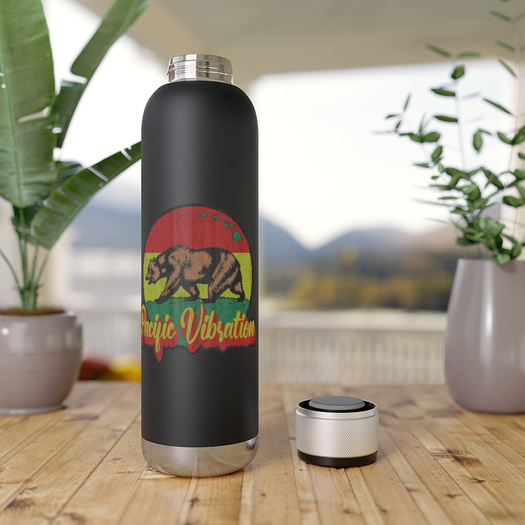 Cali/HI Bear - Soundwave Copper Vacuum Audio Bottle 22oz